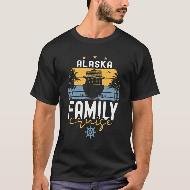 Camiseta Viaje de vacaciones de crucero de la familia Alask (Anverso)
