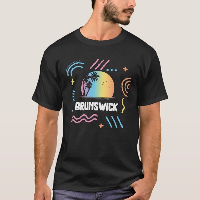 Camiseta Viaje de vacaciones de familia Brunswick Florida (Anverso)