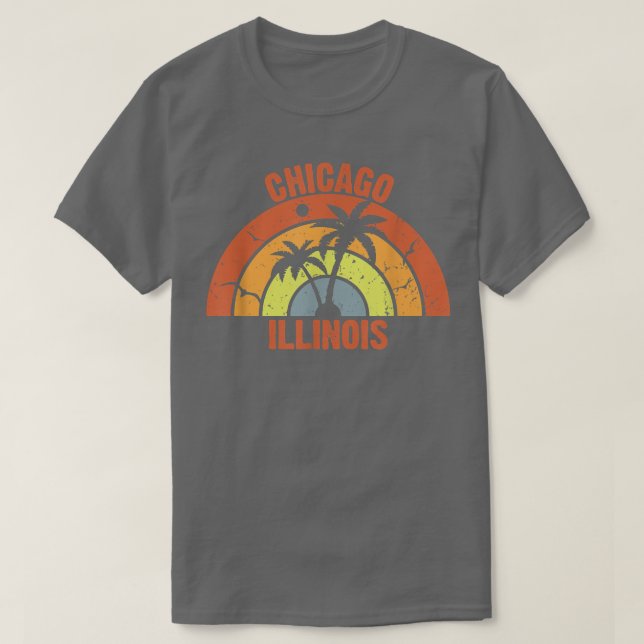 Camiseta Viaje de vacaciones de la familia Chicago en veran (Diseño del anverso)