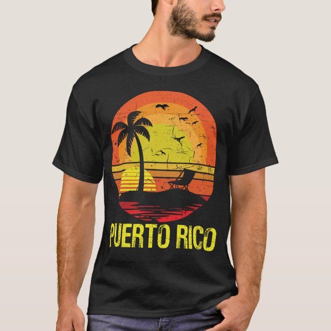 Camiseta Viaje de vacaciones de Puerto Rico a recuerdos de  (Anverso)
