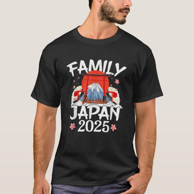 Camiseta Viaje de vacaciones de verano en Japón 2025 (Anverso)