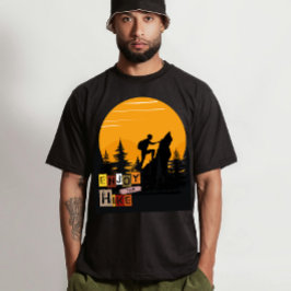 Camiseta Viaje de vacaciones "Disfruta de la caminata"