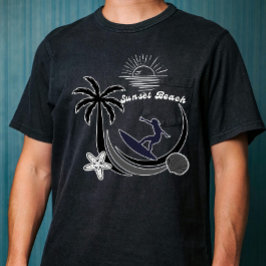 Camiseta Viaje de vacaciones en Hawái a la playa del atarde