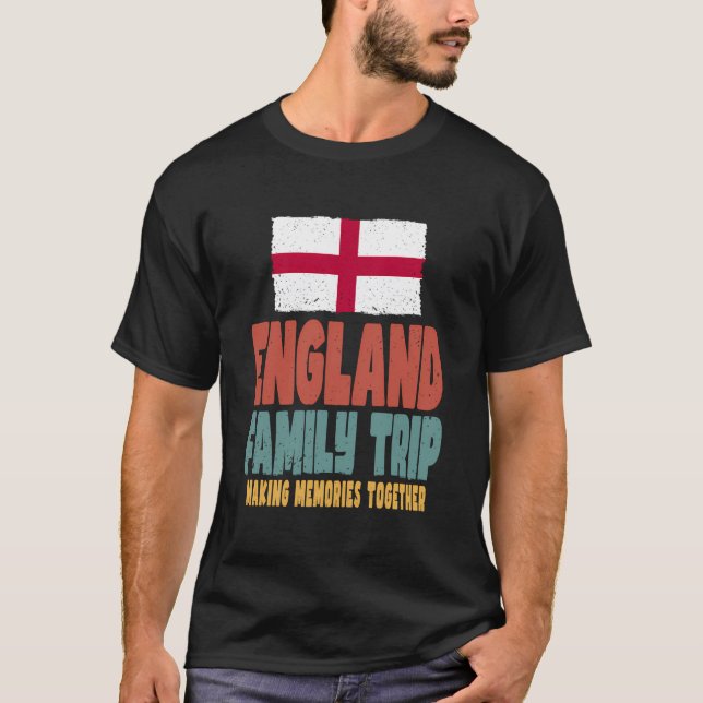Camiseta Viaje de vacaciones en Inglaterra Viaje de la fami (Anverso)