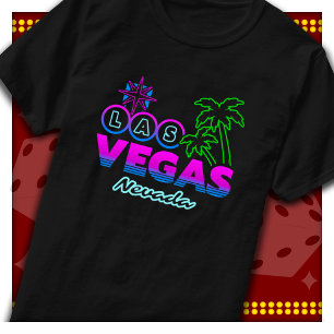 Camiseta Viaje de vacaciones familiares recuerdo Las Vegas 