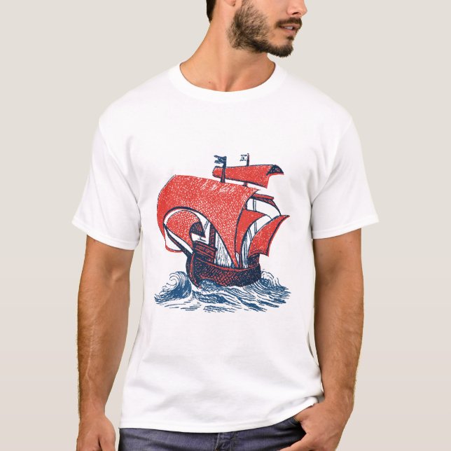 Camiseta Viaje de Velero (Anverso)