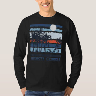 Camiseta Viaje de Verano de Augusta Georgia Playa de los 80