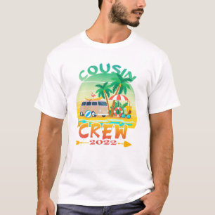 Camiseta Viaje de verano de Cousin Crew Vacation 2022 Beach