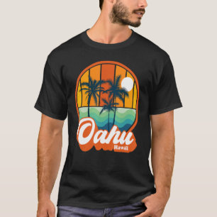 Camiseta Viaje de verano de la isla hawaiana de Oahu