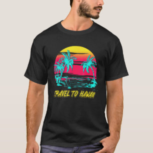 Camiseta Viaje De Verano Vintage A La Playa De Hawái Vacaci