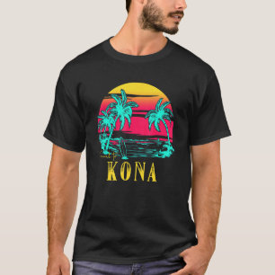 Camiseta Viaje De Verano Vintage A Playa Kona Vacaciones Su