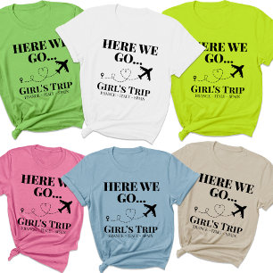 Camiseta Viaje de viaje de personalizado Chicas familiares