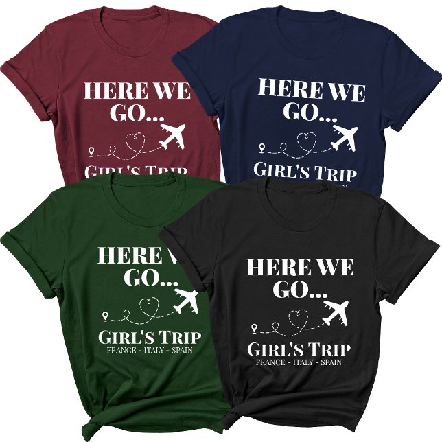 Camiseta Viaje de viaje de personalizado Chicas familiares  (Subido por el creador)