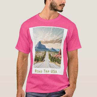 Camiseta Viaje de Viaje Retro por Carretera USA Nevada Post