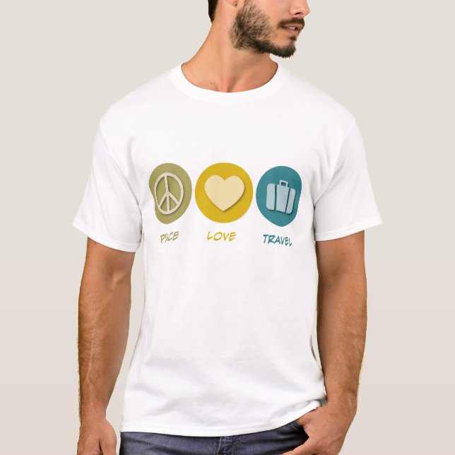 Camiseta Viaje del amor de la paz (Anverso)