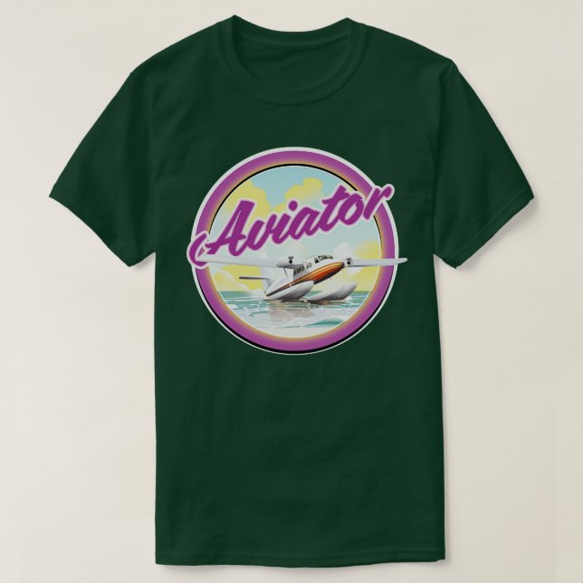 Camiseta Viaje del aviador (Diseño del anverso)