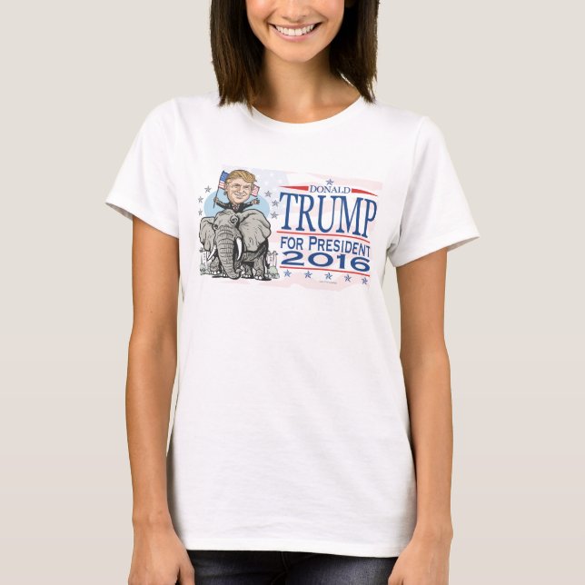Camiseta Viaje del elefante del GOP del triunfo (Anverso)