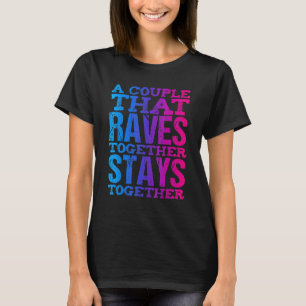 Camiseta Viaje del Festival de Música Edm Dance Pareja Rave