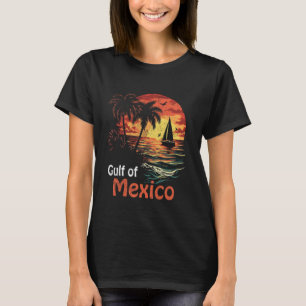 Camiseta Viaje del Golfo Vintage México Retro Gulf Ocean Be