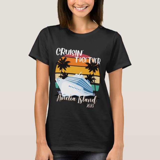 Camiseta Viaje del grupo familiar Amelia Island Cruise 2023 (Anverso)
