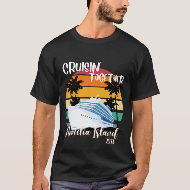 Camiseta Viaje del grupo familiar Amelia Island Cruise 2023 (Anverso)