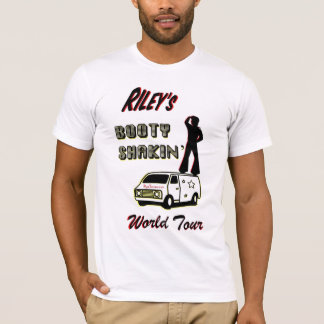 Camiseta Viaje del mundo de Shakin del botín de Riley