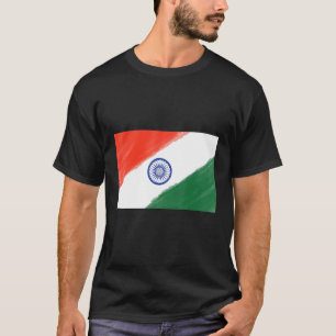 Camiseta Viaje del patrimonio de la bandera de la India