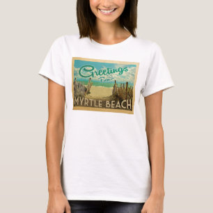 Camiseta Viaje del vintage de Myrtle Beach