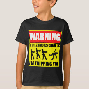 Camiseta Viaje del zombi que advierte Sign.png