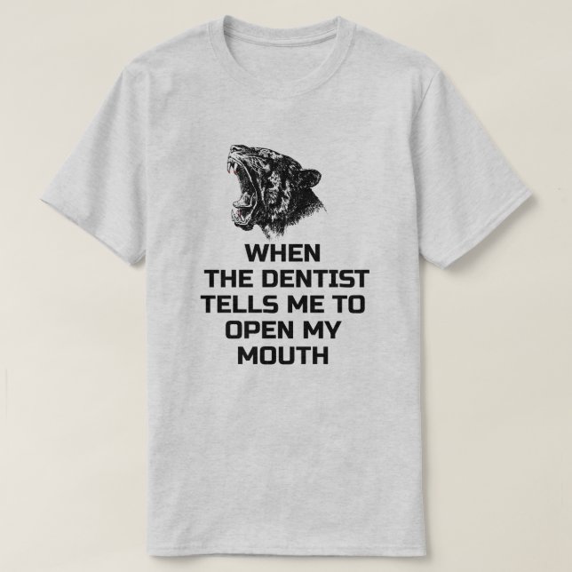 Camiseta Viaje divertido al dentista (Diseño del anverso)