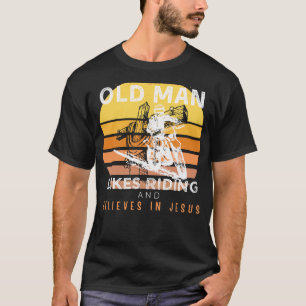Camiseta Viaje Divino: Viejos y Grupados Hombres Jesús Viaj