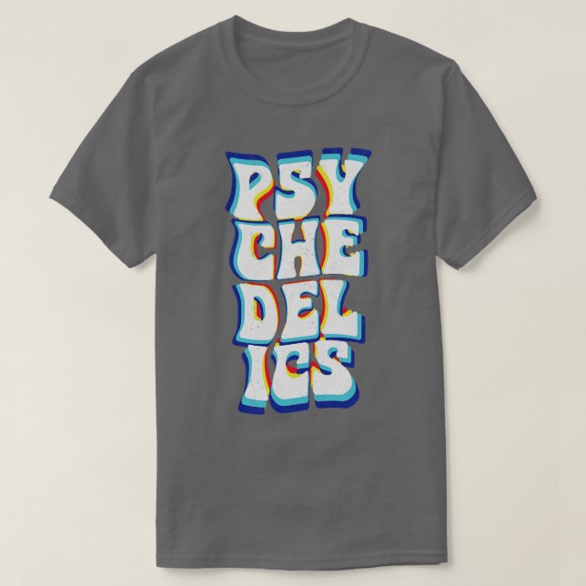 Camiseta Viaje en 3D de Psychedelics (Diseño del anverso)