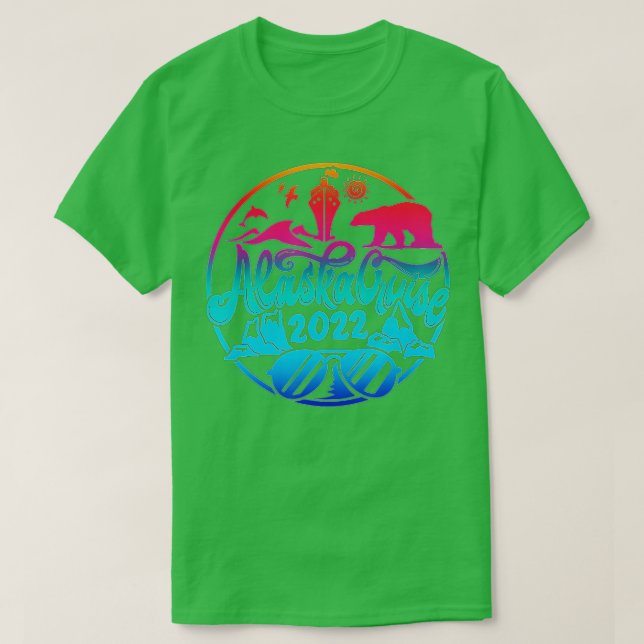 Camiseta Viaje en ALASKA crucero en Alaska oso polar Capas  (Diseño del anverso)