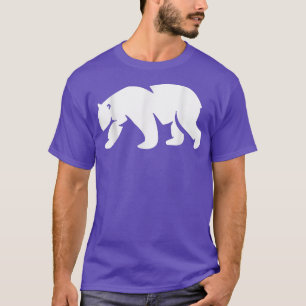 Camiseta Viaje en animales por la naturaleza del oso polar