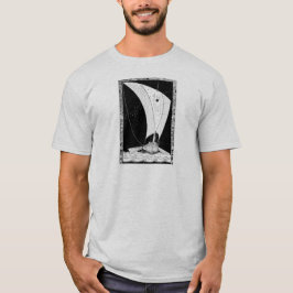 Camiseta Viaje en barco de vela en el mar