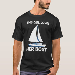 Camiseta Viaje En Barco Para Chicas Niños En Viaje De Vela