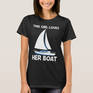 Camiseta Viaje En Barco Para Chicas Niños En Viaje De Vela