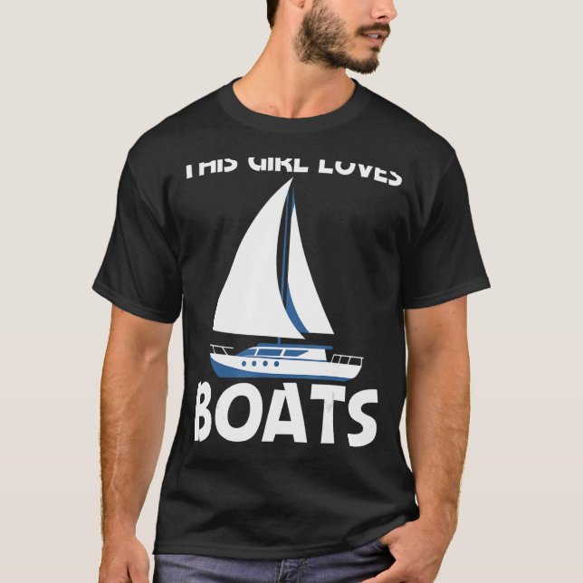 Camiseta Viaje En Barco Para Chicas Niños En Viaje De Vela  (Anverso)