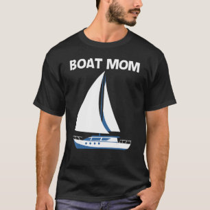 Camiseta Viaje En Barco Para Mamá Madre En Viaje De Vela