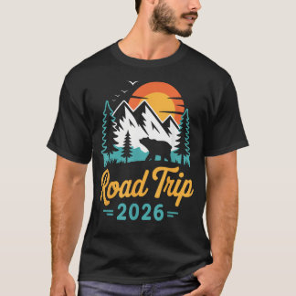 Camiseta Viaje en carretera 2026 Viajes de vacaciones famil