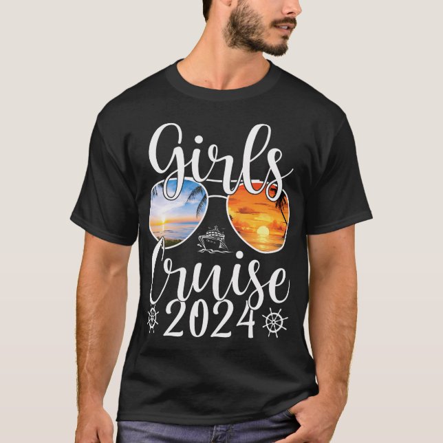 Camiseta Viaje en crucero de chicas 2024 Chicas 2024 Vacaci (Anverso)
