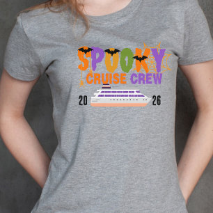 Camiseta Viaje en crucero de Halloween para familias con ca