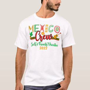 Camiseta Viaje en crucero de la tripulación de México Vac