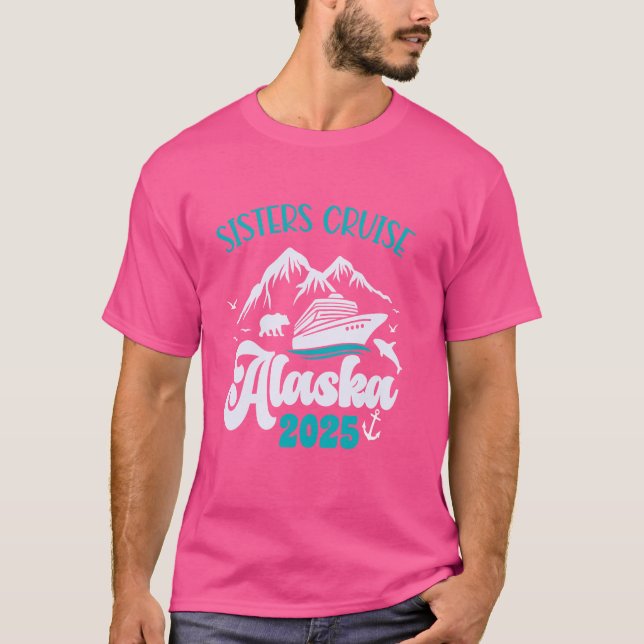 Camiseta Viaje en crucero de las hermanas Alaska 2025 Vacat (Anverso)