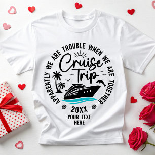 Camiseta Viaje en crucero familiar de la personalizado Squa