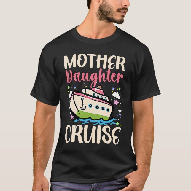 Camiseta Viaje en crucero para nacer madre hija (Anverso)