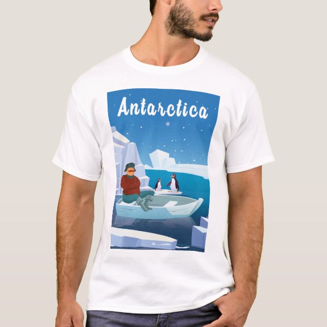 Camiseta Viaje en cruceros por la Antártida (Anverso)