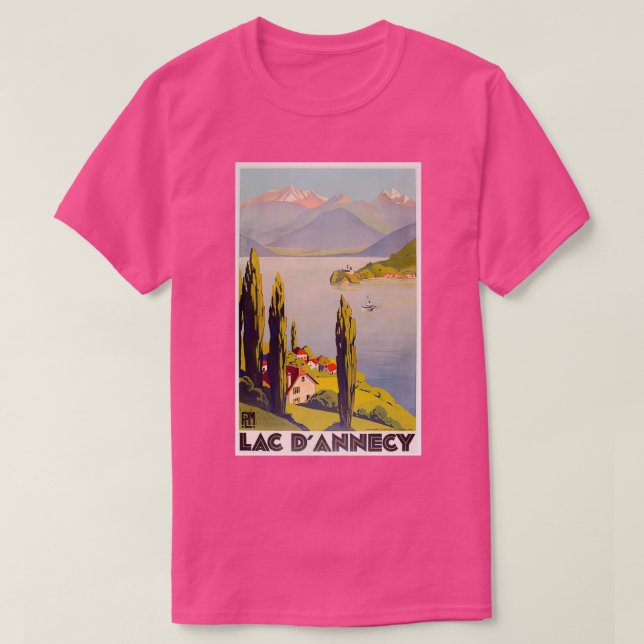 Camiseta Viaje en el lago de Annecy (Diseño del anverso)