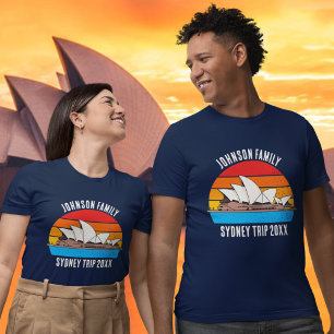 Camiseta Viaje en familia de Personalizados de ópera de Aus