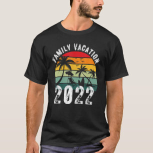 Camiseta Viaje en familia Playa de vacaciones de verano 202